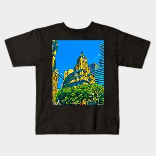 New York Architecture Kids T-Shirt